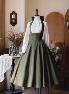 Forest Wardrobe Forest Ode Blouse Jacket and Halter Neck Skirts(3 Colours/Full Payment Without Shipping)